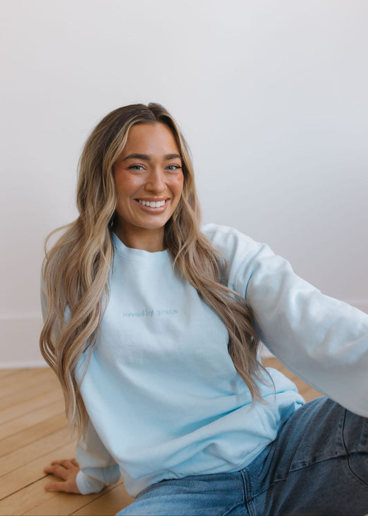 SAVED BY GRACE CREW NECK