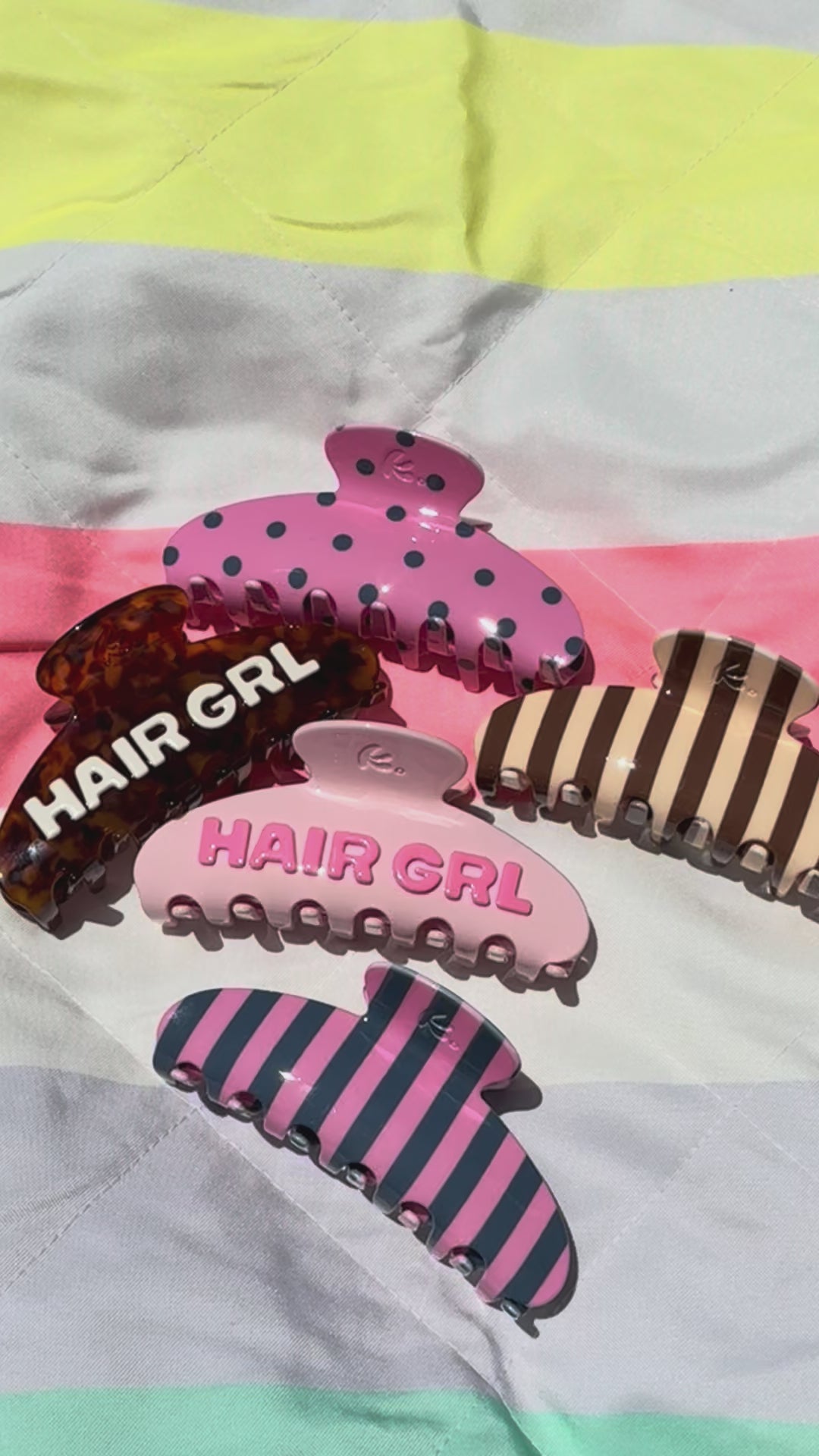 Tortoise Hair GRL Clip