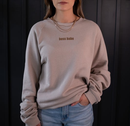 BOSS BABE CREW NECK